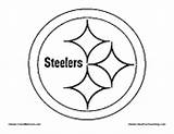 Steelers Coloring Pittsburgh Pages Logo Football Nfl Printable Color Sports Fun Teams Getcolorings Log Comments Team Preschool Super sketch template