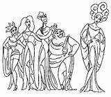 Hercules Muses Kolorowanki Herkules Dzieci Kleurplaten sketch template