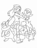 Pokemon Coloring Pages Dawn Printable Book Designlooter Template Colouring 05kb 2400 sketch template
