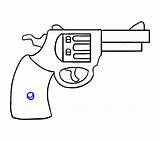Revolver Guns Easydrawingguides Webstockreview Bored sketch template