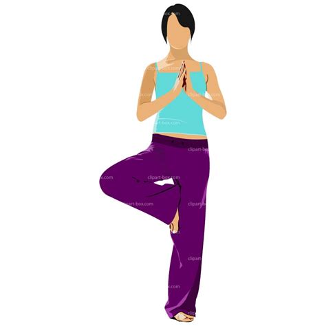 standing yoga poses clip art clip art library