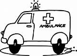 Coloring Ambulance Go Wecoloringpage sketch template