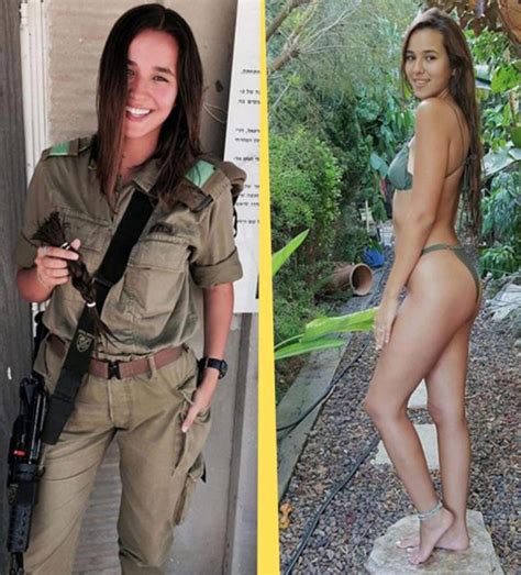 bikini clad israeli army soldiers pose with guns and explosives in dangerously sexy snaps