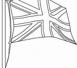 Flag Coloring Union Jack England British Pages Britain Drawing Colouring Printable Kingdom United Getdrawings Great Getcolorings Color sketch template
