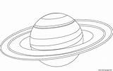 Saturn Planet Coloring Printable Pages Print sketch template