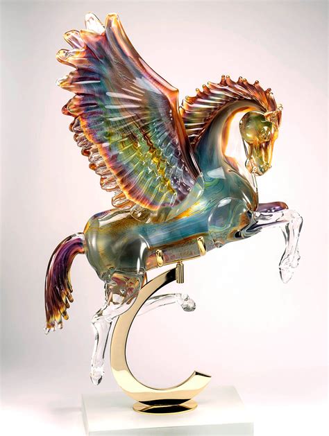 Pegasus Murano Glass Sculpture Boxofcolours