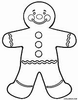 Gingerbread Coloring Man Pages Printable House Kids Ginger Cookie Christmas Colour Sheets Shrek Color Men Drawing Template Baby Print Cool2bkids sketch template