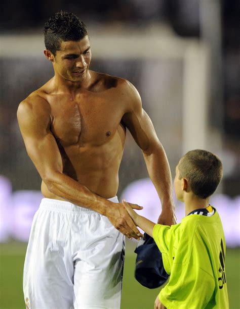 Shirtless Cristiano Ronaldo And David Beckham In La As La