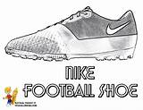 Football Coloring Nike Pages Sheets Cleat Pants Yescoloring Gridiron Gritty sketch template