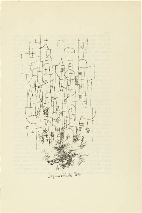 Moma The Collection Paul Klee Death For An Idea Der Tod Für Die