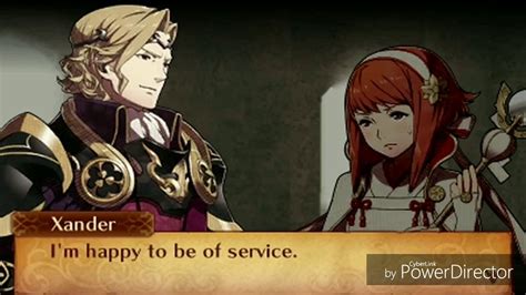 fire emblem fates dubbed support conversations sakura and xander youtube