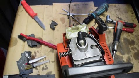 Handles Assembly And Installation Husqvarna 45 Chainsaw Youtube