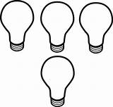 Bulb Light Template Bulbs Clip Clipart Coloring Christmas Pages Vector Outline Powerpoint Projects Small Lightbulb Large Clker Lights Cliparts Use sketch template
