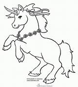 Eenhoorn Kleurplaten Kleurplaat Unicorn Paarden sketch template
