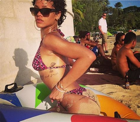 [photos] My Beach Is Better Than Yours Rihanna Serves