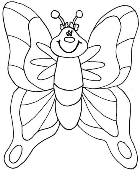 butterfly coloring pages  preschool  getcoloringscom