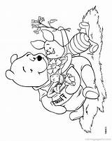 Winnie Pooh Coloring Pages Classic Printable Flowers Library Clipart sketch template
