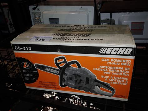 echo gas powered chainsaw   box  auctions