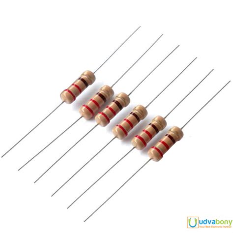 carbon film resistor  ohm   udvabonycom electronics