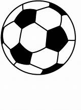 Ball Soccer Clipart Coloring Clip Football Drawing Line Library Outline Insertion Codes Related sketch template