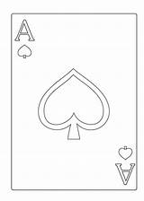Poker Asso Spar Tegning Farvelaegning Spade Phentermine Tegninger Designlooter sketch template