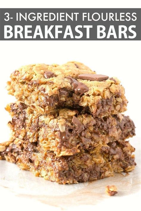 healthy oatmeal breakfast bars vegan gluten  recipe