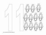 Number Coloring Pages Kids sketch template