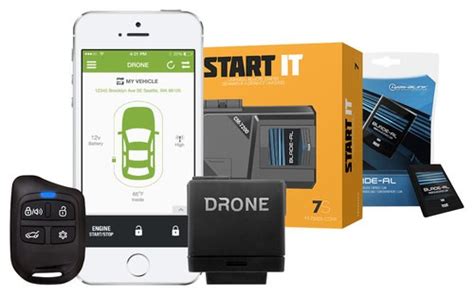 buy dronemobile smartphone remote start system  bypass  geek squad installation