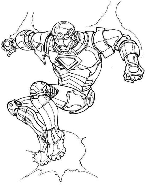 coloring page iron man  superheroes printable coloring pages