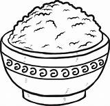Rice Clipart Bowl Drawing Clip Cliparts Vector Illustrations Getdrawings Library Chinese Clipground sketch template