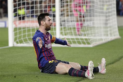 lionel messi hits  goals   brace barca beats liverpool