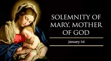 Jan 1 Solemnity Of Mary Mother Of God New Holy Name Cathedral