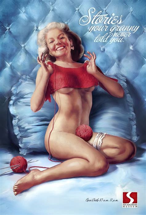 sexy pin up granny advertising pinterest sexy advertising and grandmothers