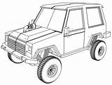 Coloring Jeep Offroad Wecoloringpage Pages sketch template