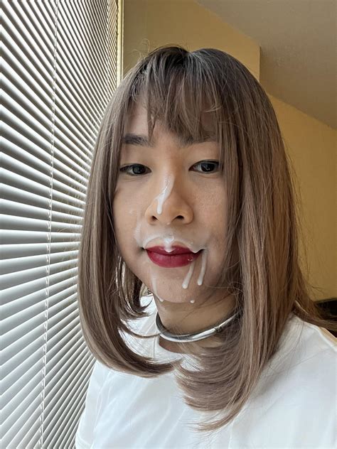 The Only Moustache An Asian Sissy Can Have Is A Cumstache R