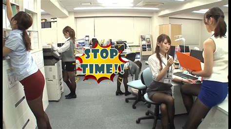 Stop Time In The Office A Grumpy Female Boss Rctd 051 Youtube