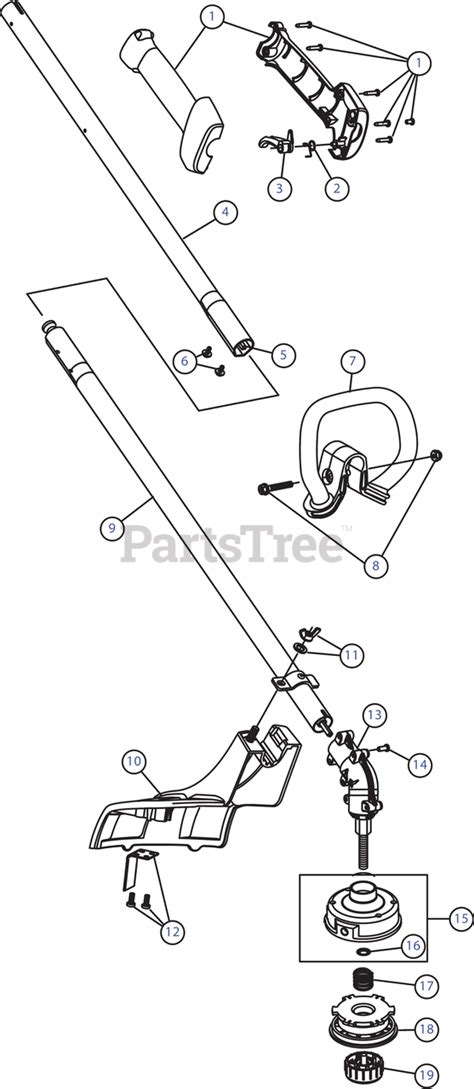 murray   ddzc murray string trimmer general assembly parts lookup  diagrams