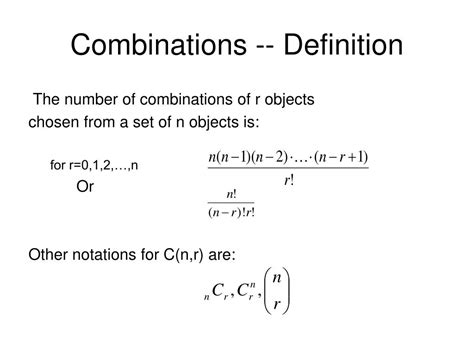 permutations  combinations powerpoint    id
