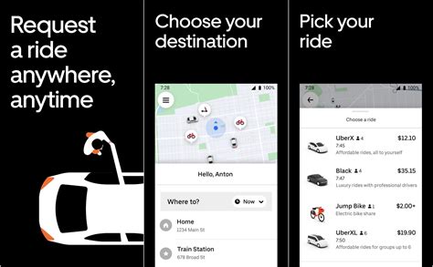 uber request  ride apps