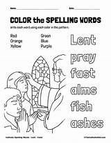 Lent Spelling Thecatholickid Cnt sketch template