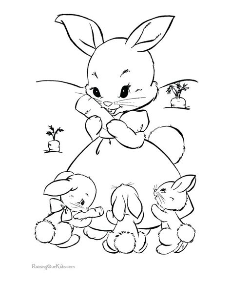 cute baby bunny coloring pages  getcoloringscom  printable
