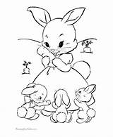 Bunny Coloring Easter Cute Pages Rabbit Baby Bunnies Printable Color Velveteen Drawing Print Colouring Book Girl Funny Egg Getdrawings Getcolorings sketch template