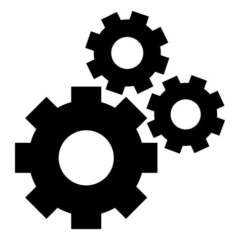 gear icon vector art icons  graphics
