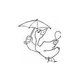 Umbrella Bird Coloring Pages Animals sketch template