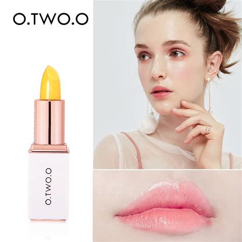 otwoo lip balm temperate changing lipstick long lasting hygienic moisturizing lipstick anti