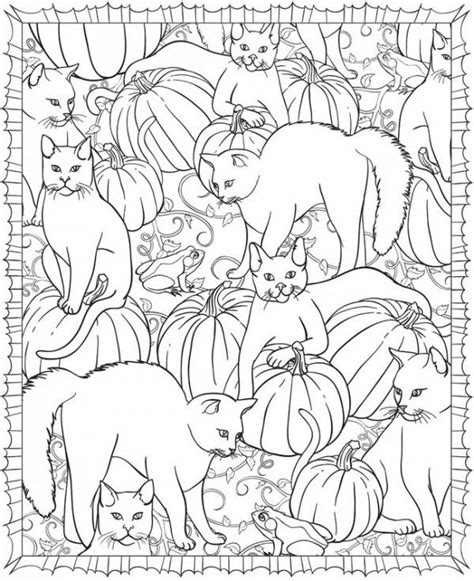 freebie halloween coloring page dover coloring pages cat coloring