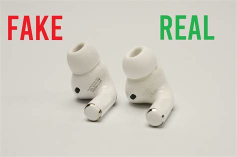 spotting counterfeit airpods pro real  fake comparison hybrid hardware