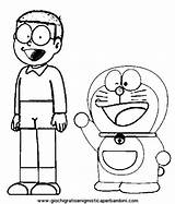 Doraemon Colorare Nobita sketch template