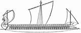 Trireme Athenian Ship Ancient Clipart Greeks Etc Each Operating Usf Edu Romans Oars Rows Three Side Used Has Medium Tiff sketch template