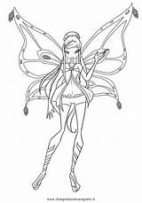 Winx Enchantix Personaggio Animato Cartone Disegno sketch template